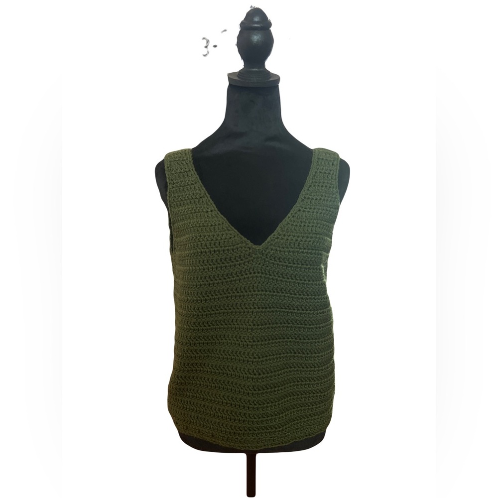 Handmade Crochet Tank Top sz S/M